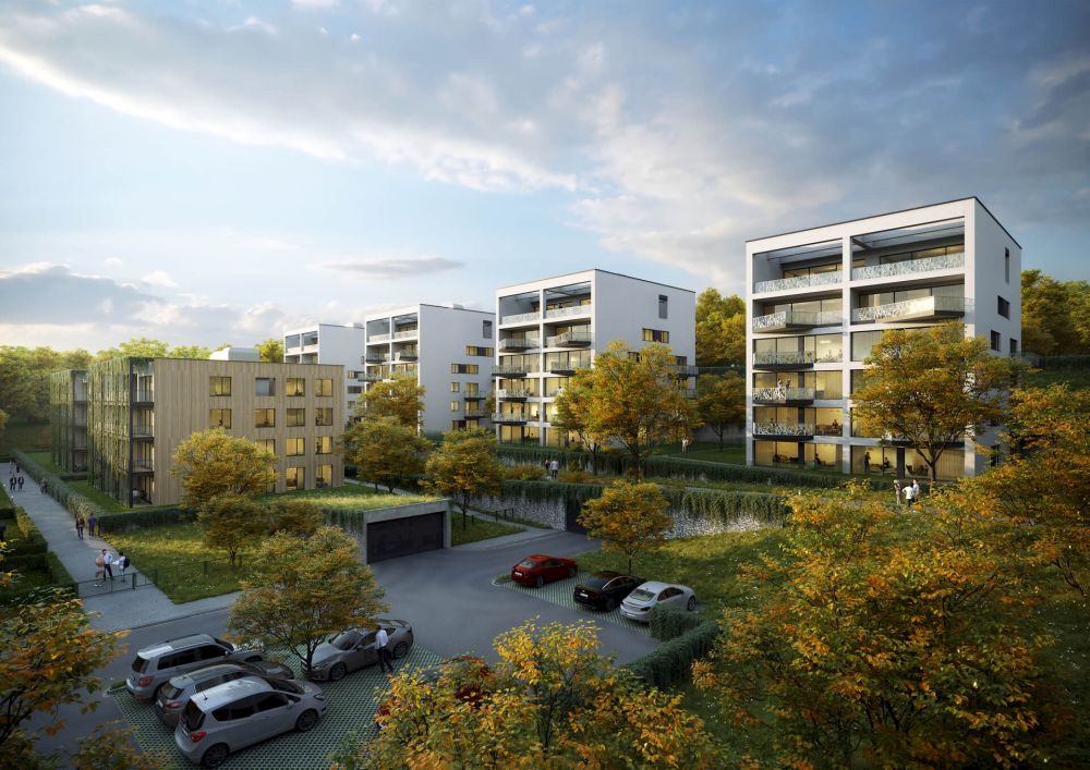Vila Park Klamovka - 3D vizualizace bydlení